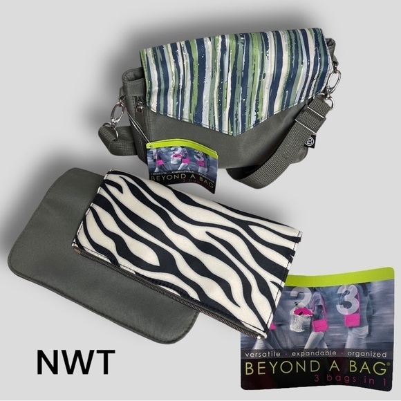 Ganz Beyond A Bag , 3 Sacs in One | Color: Green Blue  | Size: 3 Sacs in 1 - Picture 1 of 16
